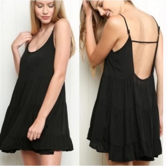 Brandy Melville Dresses & Skirts - Brandy Melville black Jada Dress OSFA